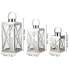 8/12/16 Inch Opulent Metal Candle Lanterns Candle Holder
