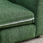 Soft and Comfortable Pet Bed for Big and Oversized Dogs with Armrests - Olive Green