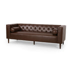 Contemporary 3 Seater Sofa with Tufted Design - Available in Multiple Colors