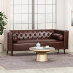 Contemporary 3 Seater Sofa with Tufted Design - Available in Multiple Colors
