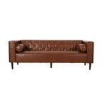Contemporary 3 Seater Sofa with Tufted Design - Available in Multiple Colors