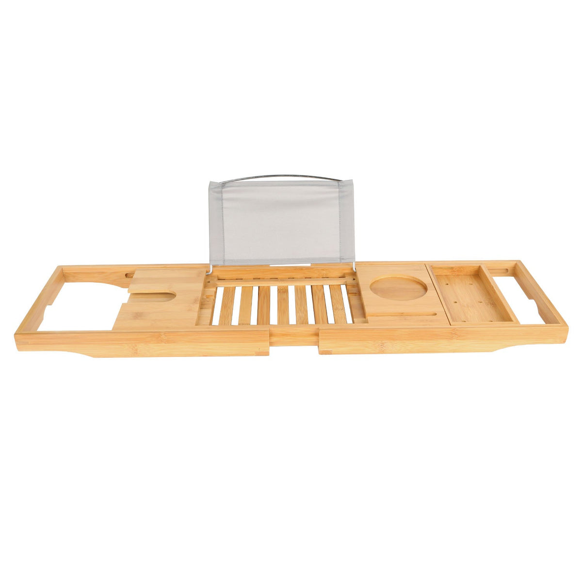 Extendable Bamboo Bathtub Caddy Tray