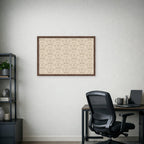 Framed Fabric Magnetic Board Christmas Reindeer Wall Organization