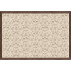Framed Fabric Magnetic Board Christmas Reindeer Wall Organization