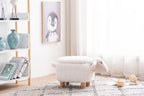 Shiloh the Sheep Storage Ottoman with Hidden Storage - Faux Fur