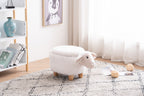 Shiloh the Sheep Storage Ottoman with Hidden Storage - Faux Fur
