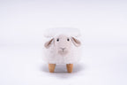 Shiloh the Sheep Storage Ottoman with Hidden Storage - Faux Fur
