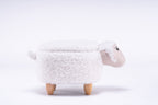 Shiloh the Sheep Storage Ottoman with Hidden Storage - Faux Fur