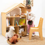 White Dollhouse Bookcase (B2B)