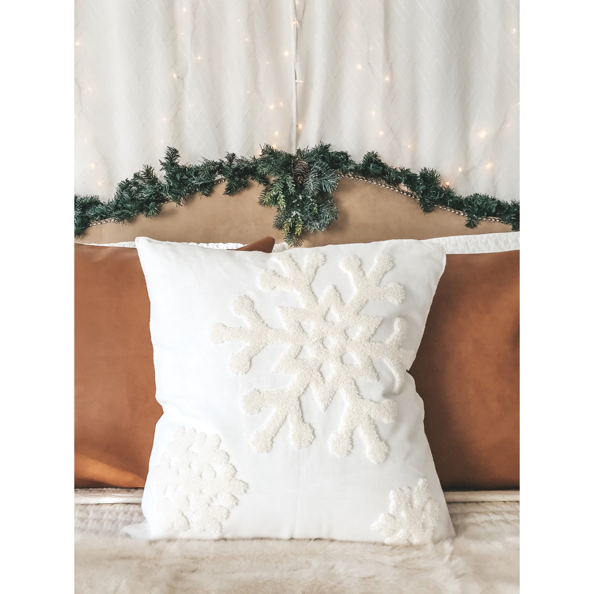 Snowflake Pillow Cover