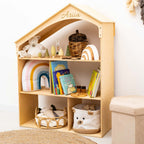 White Dollhouse Bookcase (B2B)