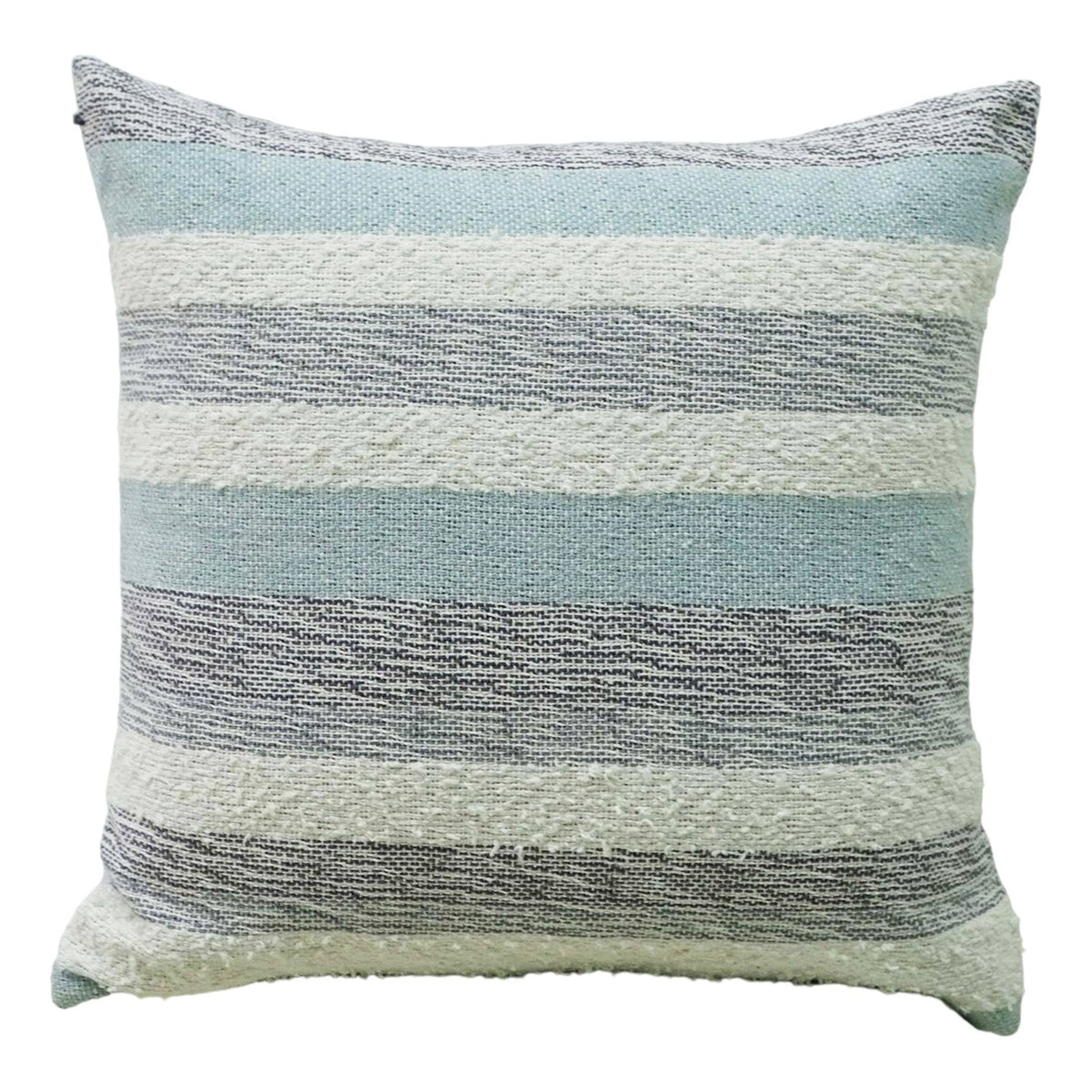 Vibhsa Handwoven Textured Stripe Decorative Pillow