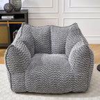 Chenille Arm Chair with Highly Resilient Foam - Multiple Colors