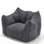 Chenille Arm Chair with Highly Resilient Foam - Multiple Colors