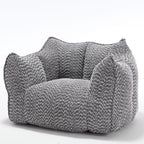 Chenille Arm Chair with Highly Resilient Foam - Multiple Colors