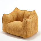 Chenille Arm Chair with Highly Resilient Foam - Multiple Colors