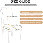 Stretch Washable Dining Chair Cover