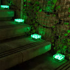 Solar LED Ice Brick Light Waterproof Garden Path Light