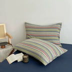 French Country Striped Duvet Cover Set