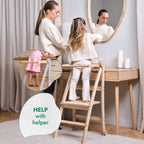 Helper Tower: A Multi-functional Foldable Step Stool for Kids