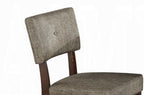 Drake Side Chair Set of 2 with Fabric Upholstery - Gray