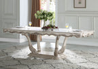 Gorsedd Dining Table with Removable Leaf - Gold