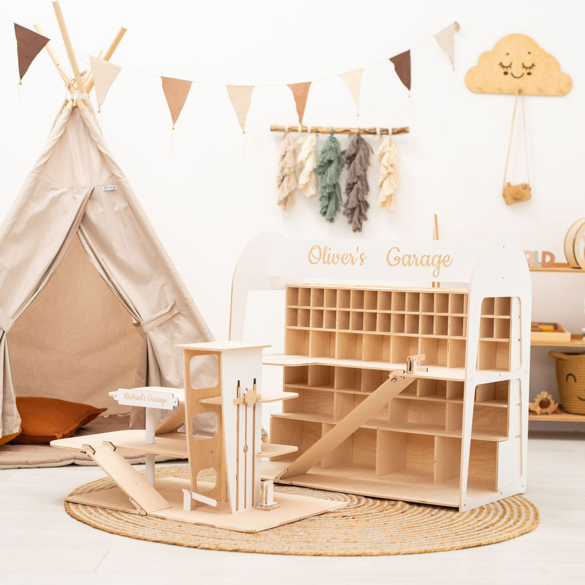 Toy Car Garage Storage (B2B)