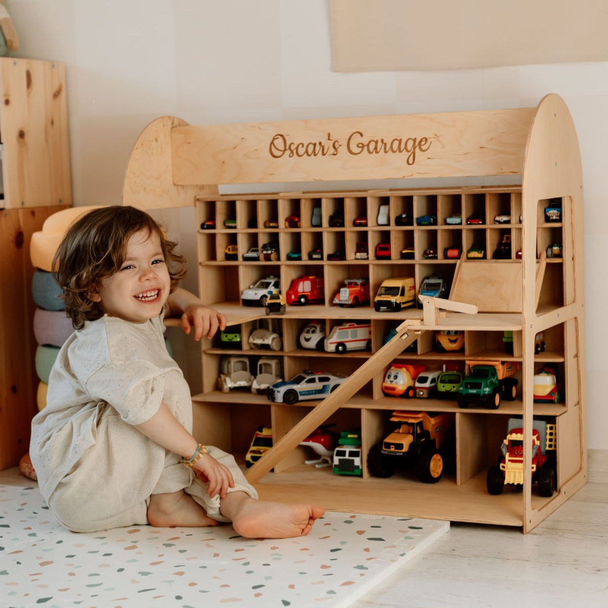 Toy Car Garage Storage (B2B)